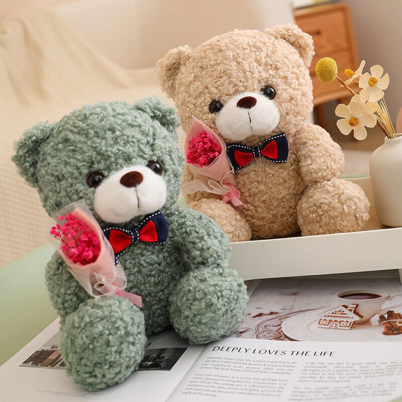 Rose Bear Doll Girls Valentine's Day Gift | Luxury Home Accessories | Heulog Glow