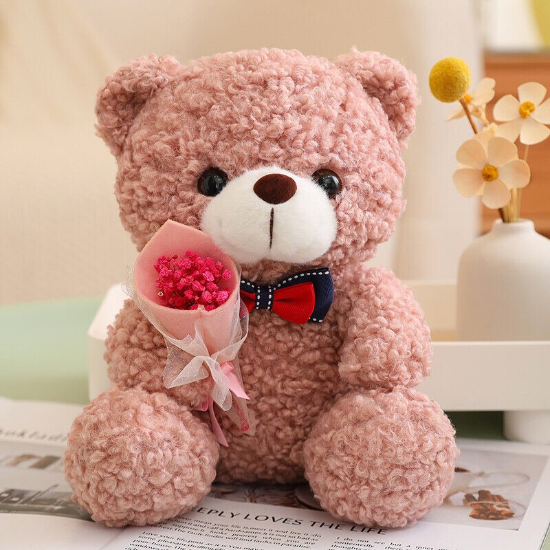 Rose Bear Doll Girls Valentine's Day Gift | Luxury Home Accessories | Heulog Glow