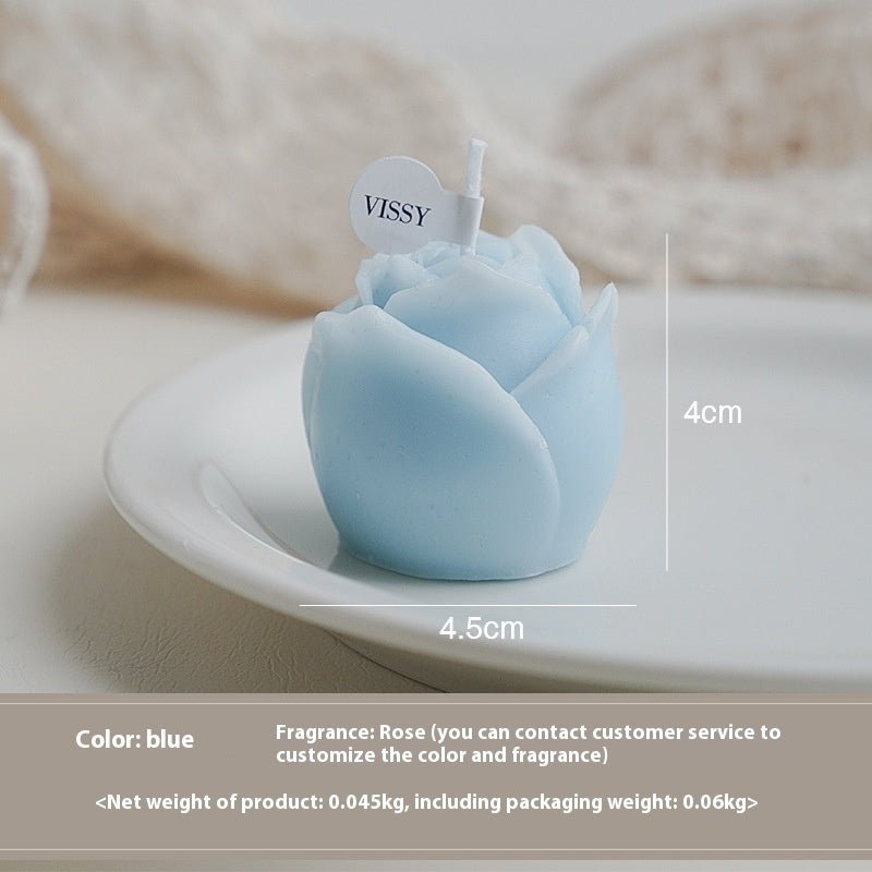 Rose Qixi Valentine's Day Fragrance Birthday Gift Simulation Flower Aromatherapy Candle Atmosphere Gift | Luxury Home Accessories | Heulog Glow
