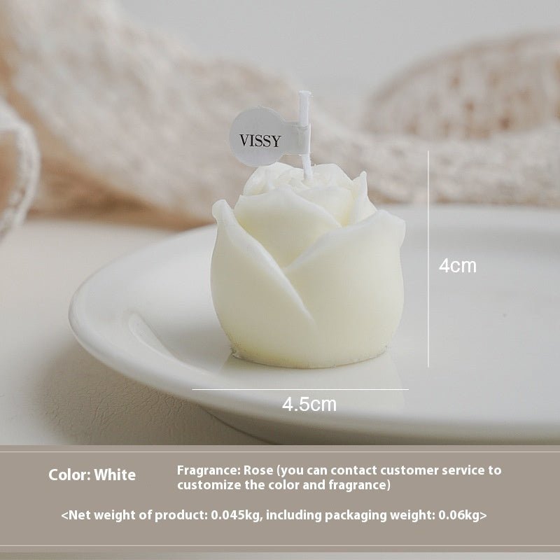 Rose Qixi Valentine's Day Fragrance Birthday Gift Simulation Flower Aromatherapy Candle Atmosphere Gift | Luxury Home Accessories | Heulog Glow