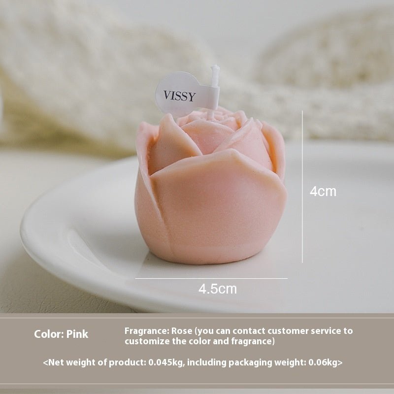 Rose Qixi Valentine's Day Fragrance Birthday Gift Simulation Flower Aromatherapy Candle Atmosphere Gift | Luxury Home Accessories | Heulog Glow