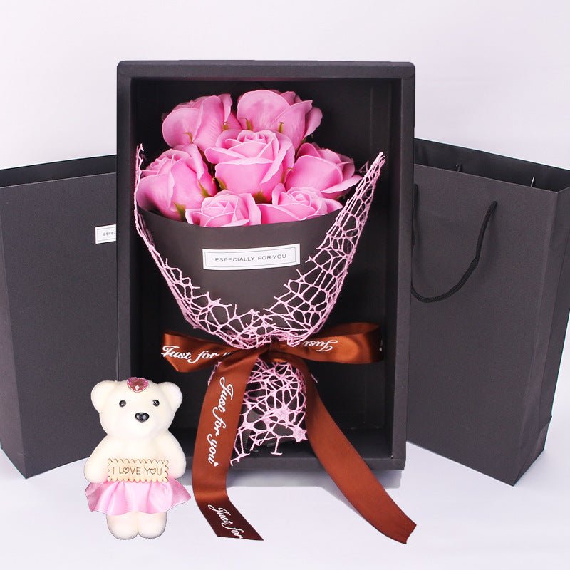 Rose Soap Bouquet Gift Box Valentine's Day | Luxury Home Accessories | Heulog Glow