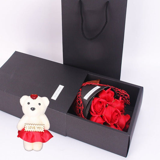 Rose Soap Bouquet Gift Box Valentine's Day | Luxury Home Accessories | Heulog Glow