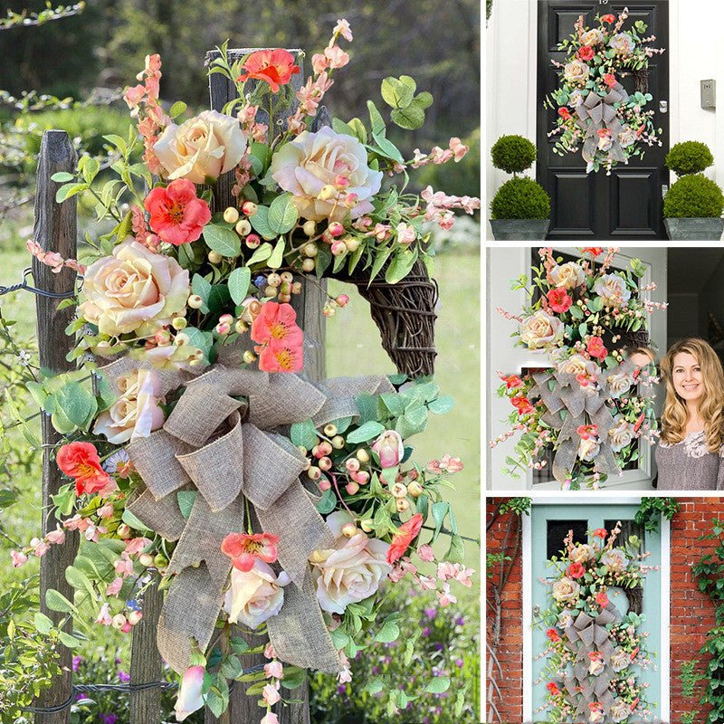 Roses Grapes Mother's Day Wreath Gift | Luxury Home Accessories | Heulog Glow