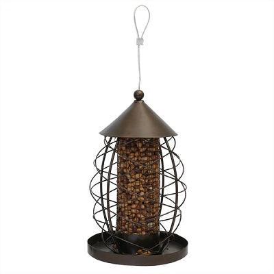 Rosewood Antique Lantern Nut Feeder | Luxury Home Accessories | Heulog Glow