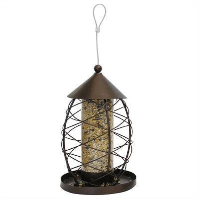 Rosewood Antique Lantern Seed Feeder | Luxury Home Accessories | Heulog Glow