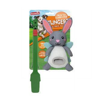 Rosewood Flingerz Rabbit Throw Toy | Luxury Home Accessories | Heulog Glow