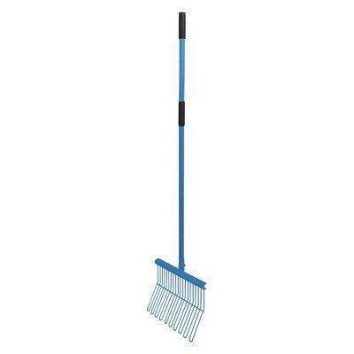 Rubber Matting Fork Aluminium Handle Blue | Luxury Home Accessories | Heulog Glow