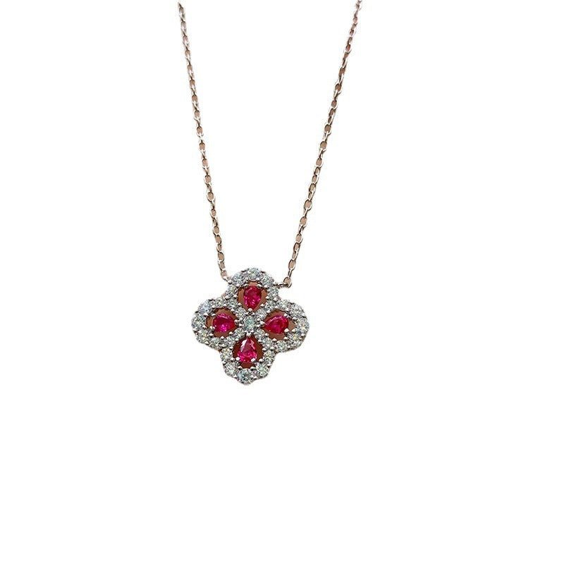 Ruby Square Temperament Bracelet Women's Mother's Day Gift Jewelry | Luxury Home Accessories | Heulog Glow
