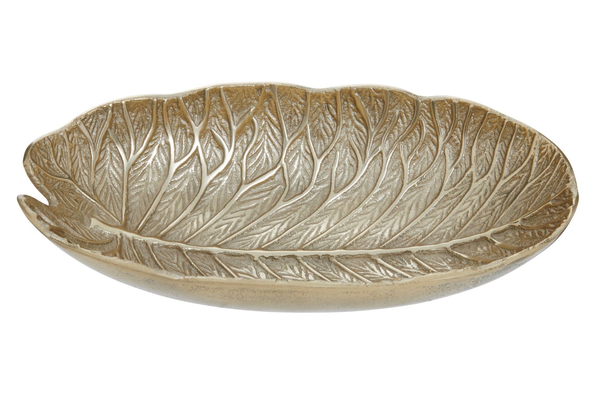 Salma Gold Finish Lotus Leaf Bowl. | Luxury Home Accessories | Heulog Glow