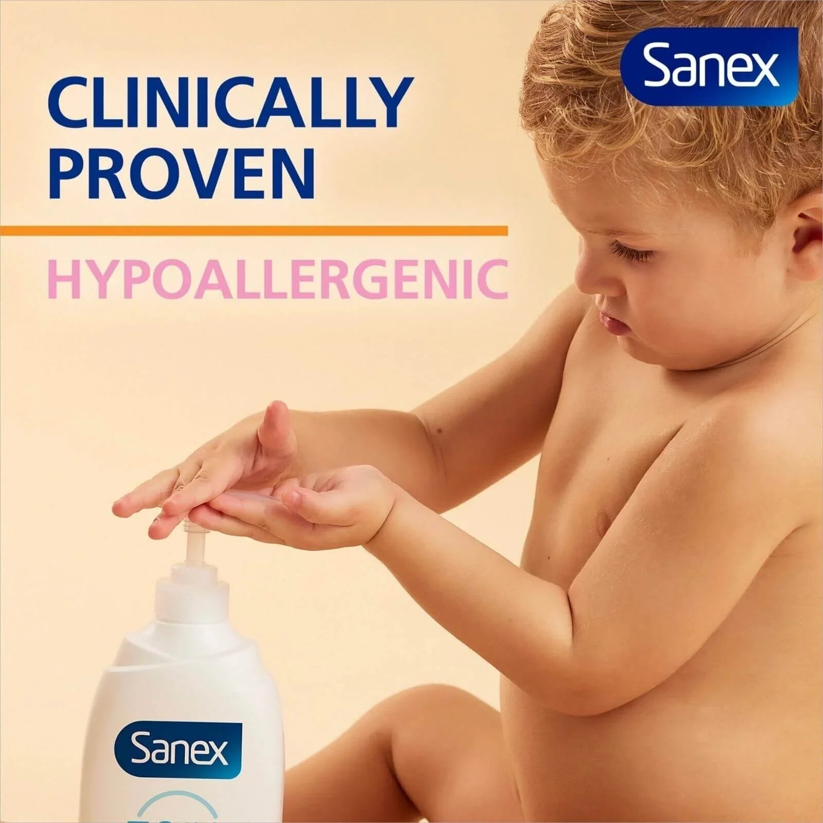 Sanex Baby Wash Zero% Baby Nourish 450ml | Luxury Home Accessories | Heulog Glow