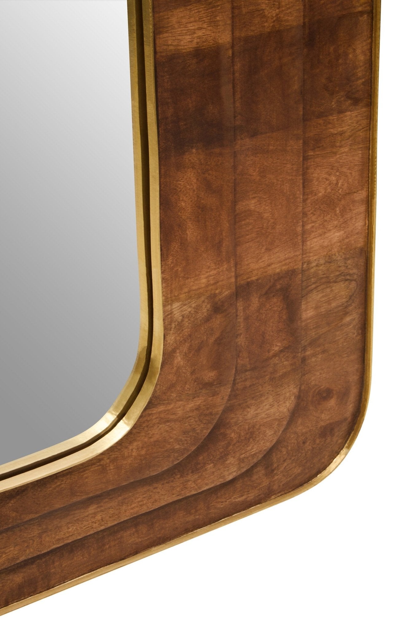 Sangar Mango Wood Carved Wall Mirror | Luxury Home Accessories | Heulog Glow