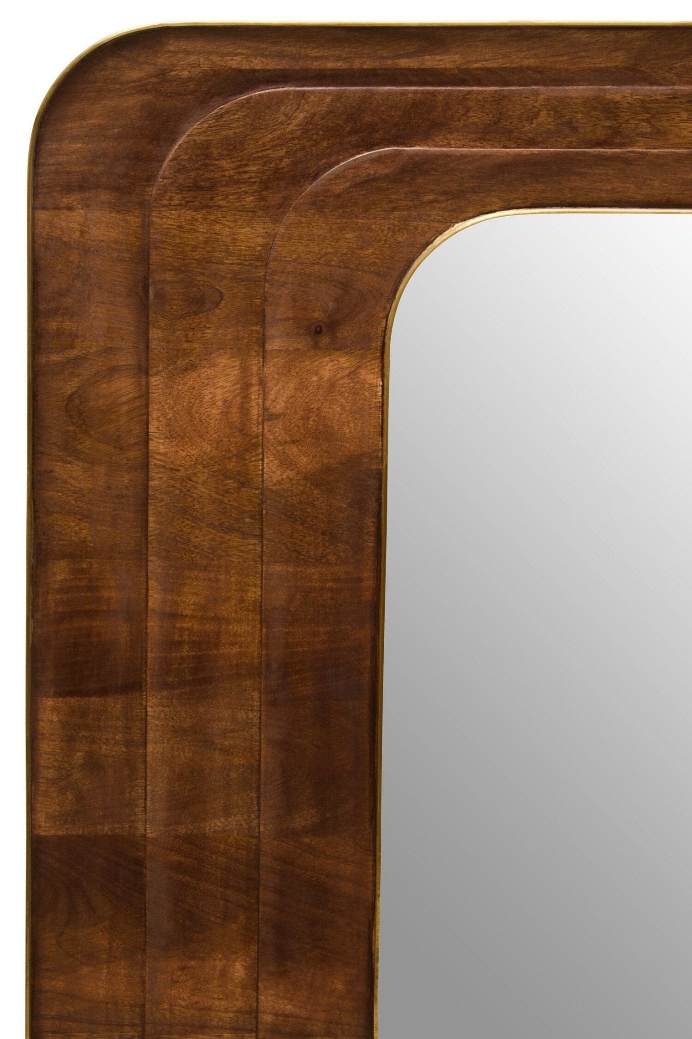 Sangar Mango Wood Carved Wall Mirror | Luxury Home Accessories | Heulog Glow