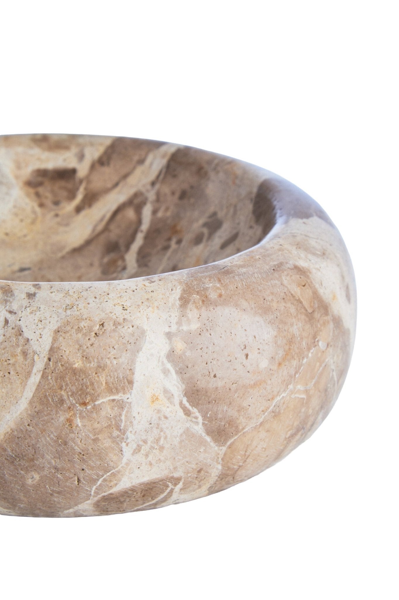 Santino Chocolate Marble Trinket Bowl | Luxury Home Accessories | Heulog Glow