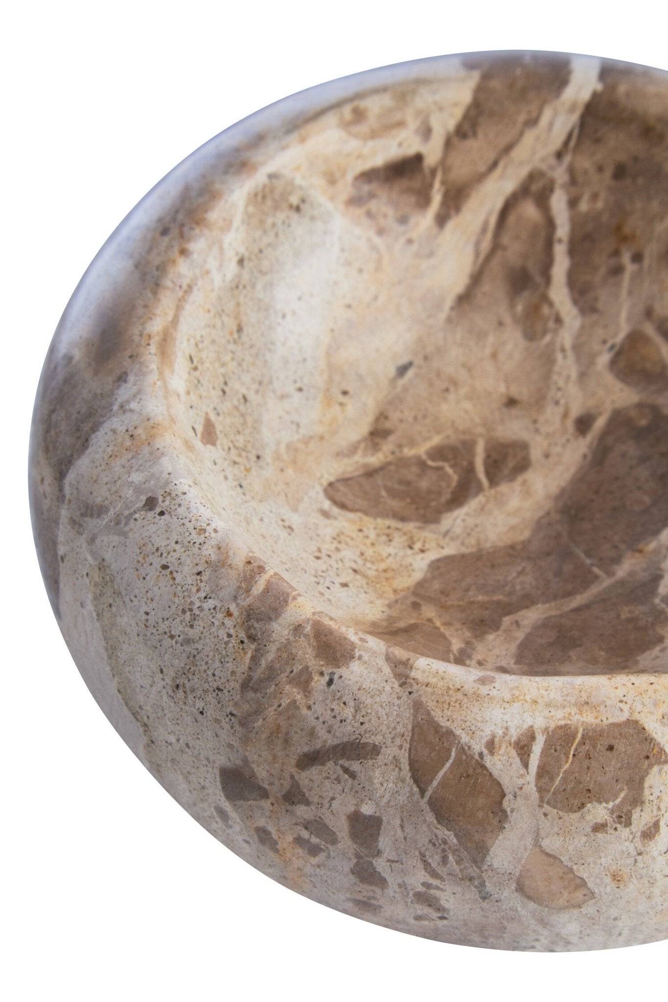 Santino Chocolate Marble Trinket Bowl | Luxury Home Accessories | Heulog Glow