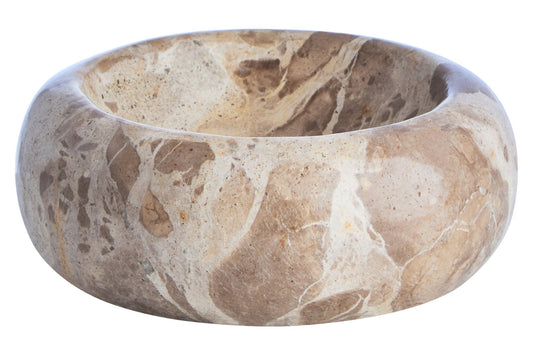 Santino Chocolate Marble Trinket Bowl | Luxury Home Accessories | Heulog Glow