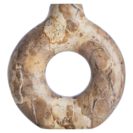 Santino Chocolate Marble Vase | Luxury Home Accessories | Heulog Glow