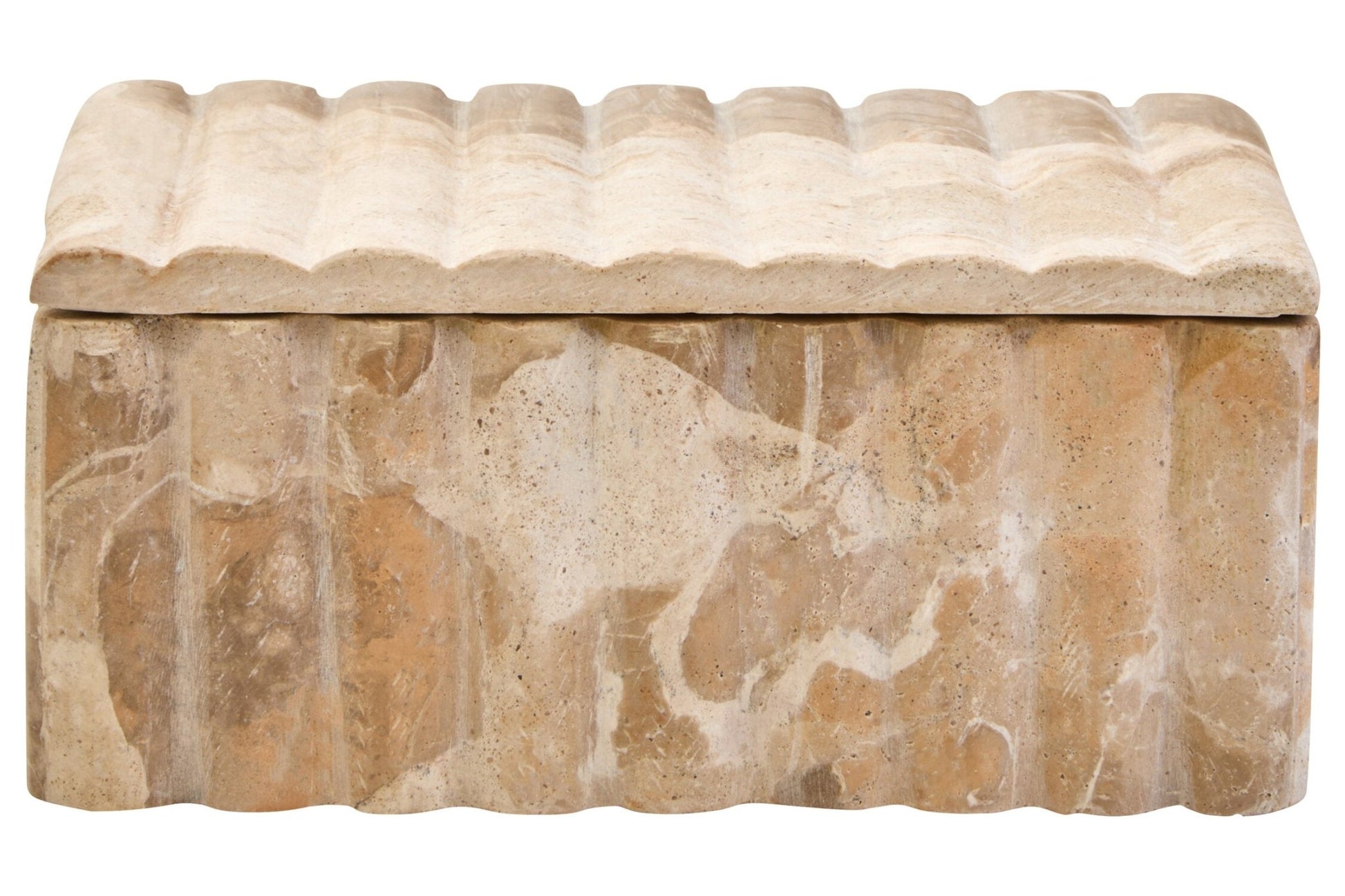 Santino Rectangular Chocolate Marble Box | Luxury Home Accessories | Heulog Glow