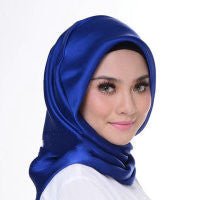 Satin Imitation Silk Scarf Shawl Ladies Headscarf | Luxury Home Accessories | Heulog Glow