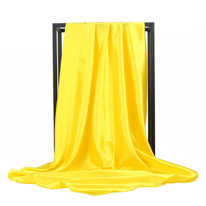 Satin Imitation Silk Scarf Shawl Ladies Headscarf | Luxury Home Accessories | Heulog Glow