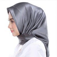 Satin Imitation Silk Scarf Shawl Ladies Headscarf | Luxury Home Accessories | Heulog Glow
