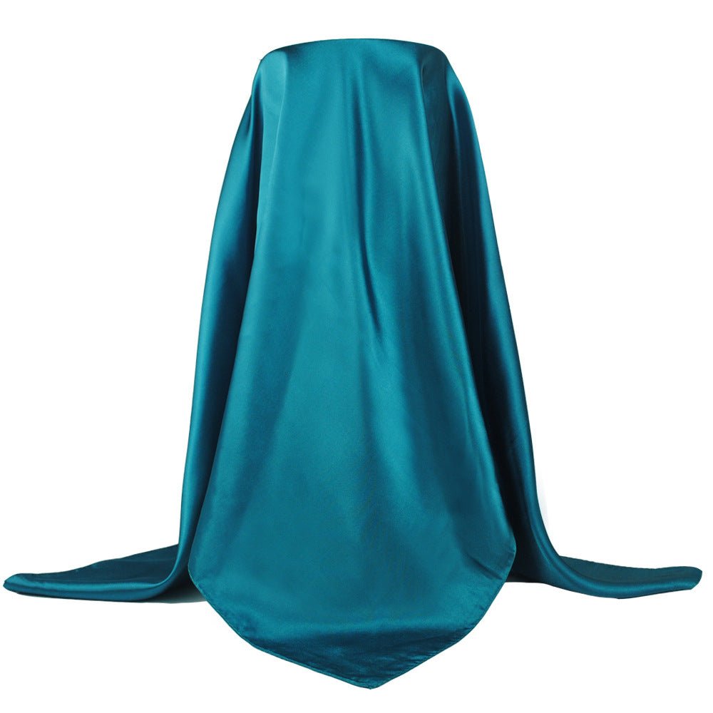 Satin Imitation Silk Scarf Shawl Ladies Headscarf | Luxury Home Accessories | Heulog Glow