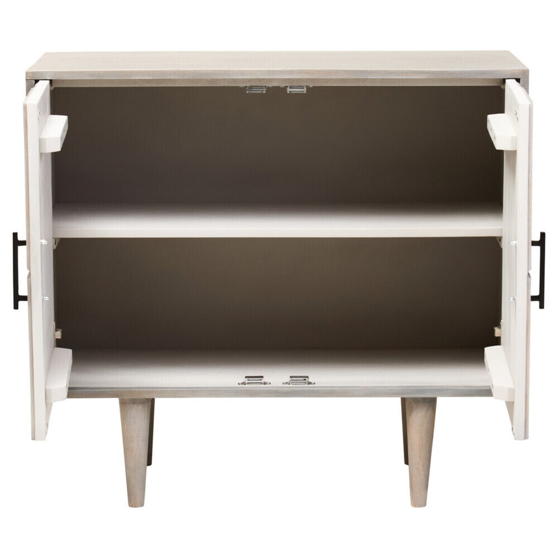 Satna Two Door Greywash Carved Mango Wood Sideboard | Luxury Home Accessories | Heulog Glow