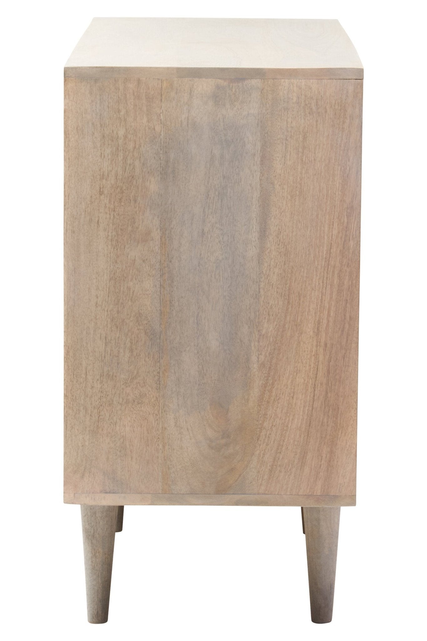 Satna Two Door Greywash Carved Mango Wood Sideboard | Luxury Home Accessories | Heulog Glow