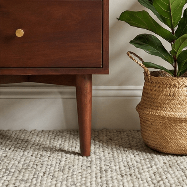 Scandinavian Walnut Oslo Bedside Table | Luxury Home Accessories | Heulog Glow
