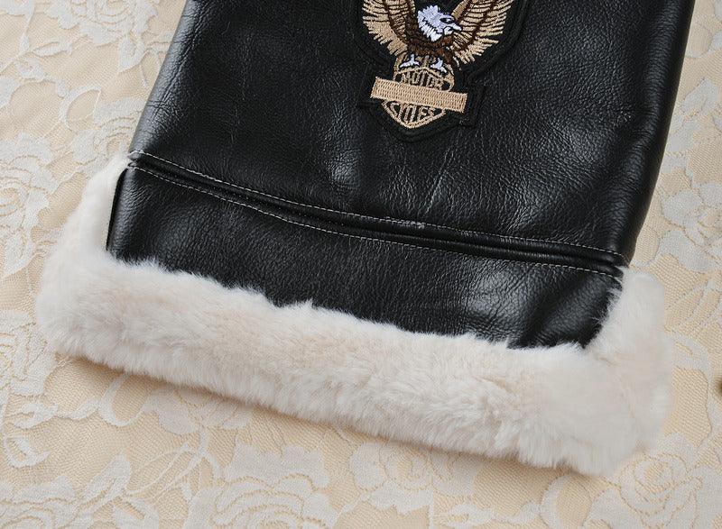 Screaming Eagle Leather Dog Jacket | Luxury Home Accessories | Heulog Glow