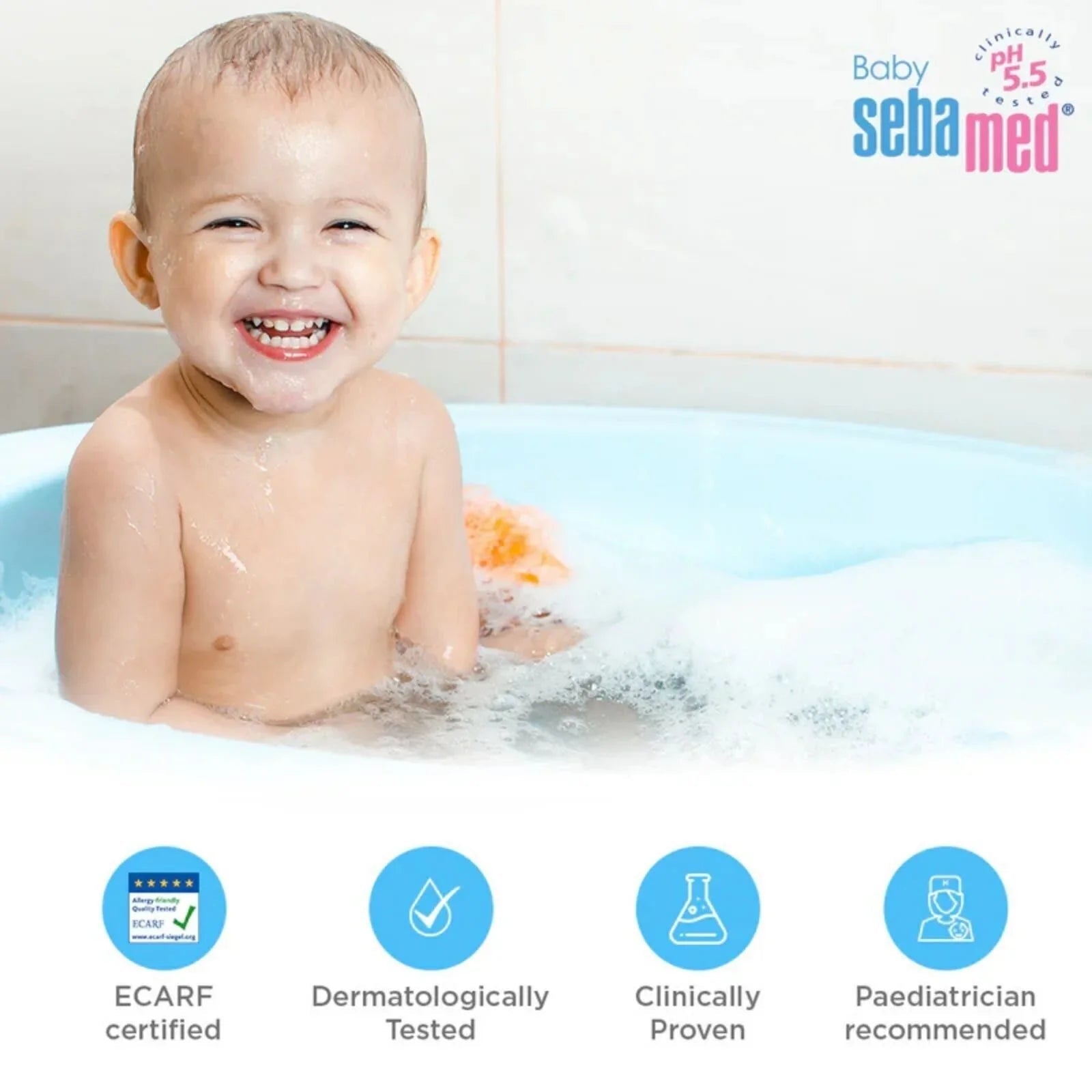 Sebamed Baby Bubble Bath 500ml | Luxury Home Accessories | Heulog Glow