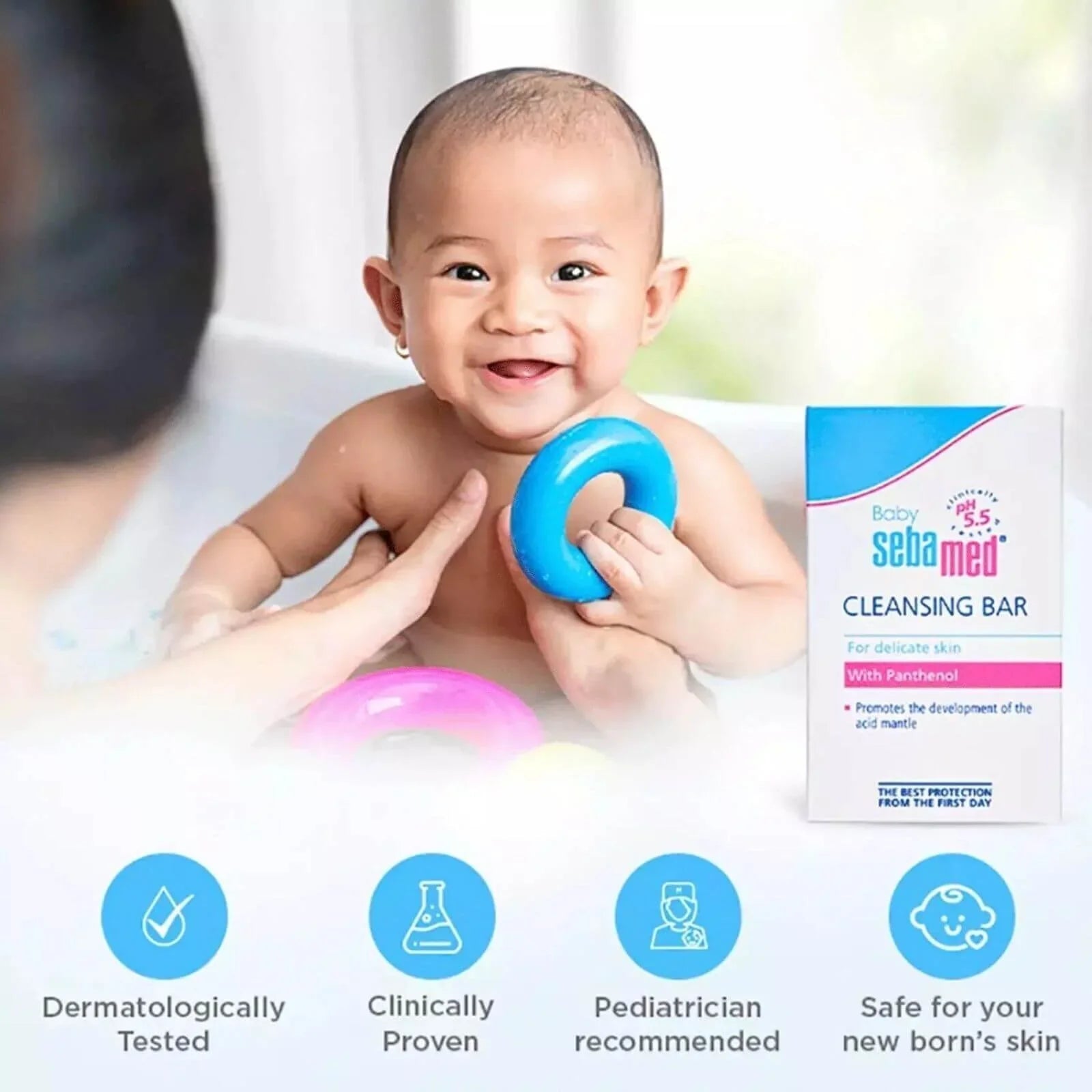 Sebamed Baby Cleansing Bar 100g | Luxury Home Accessories | Heulog Glow