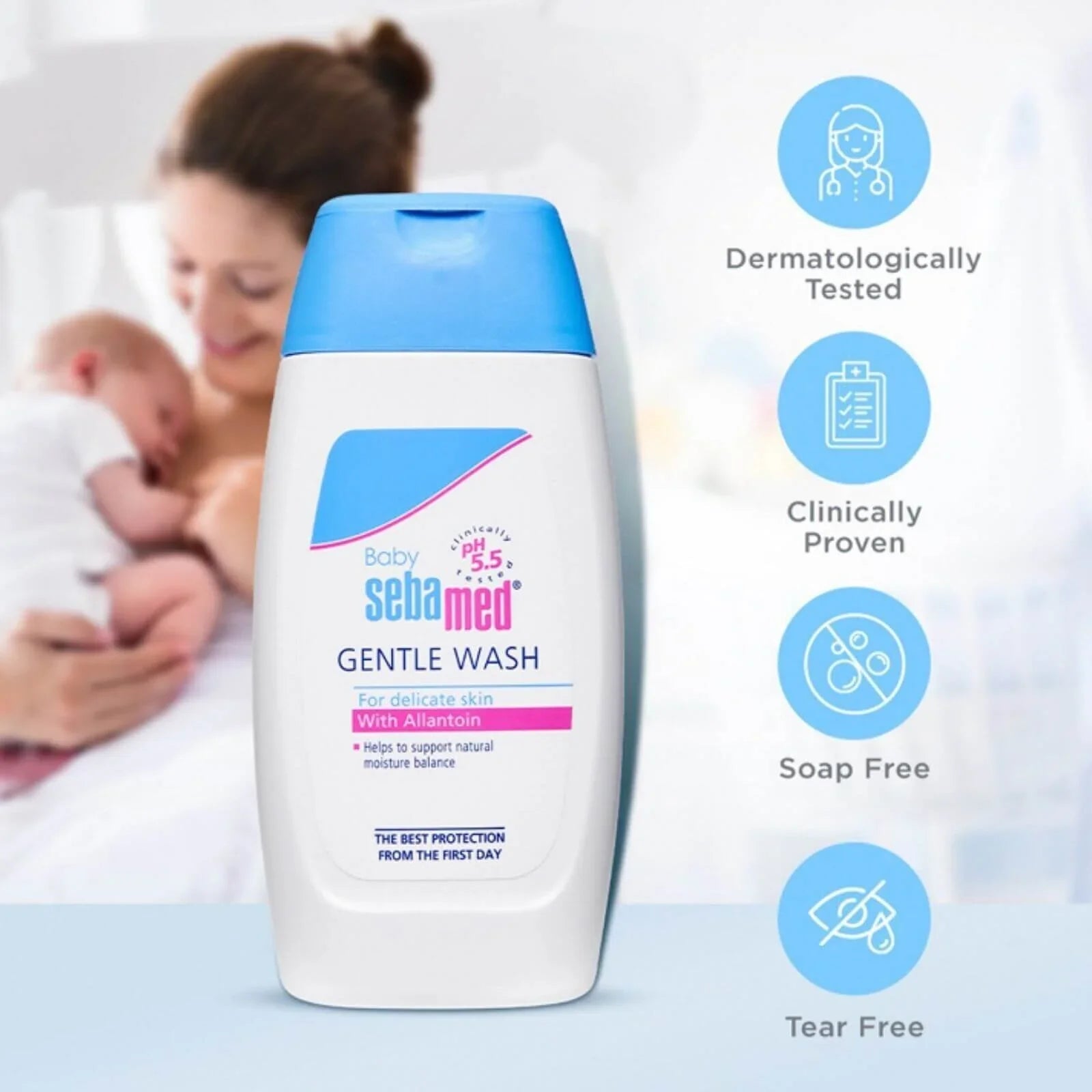Sebamed Baby Gentle Wash 200ml | Luxury Home Accessories | Heulog Glow