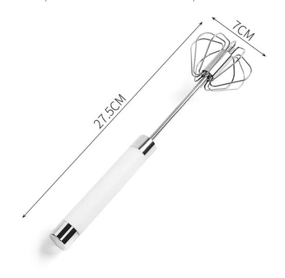 Semi-automatic Stainless Steel Egg Beater Whisk Hand Pressure Rotating Manual Mixer Egg Tools Cream Stirrer Kitchen Accessories | Luxury Home Accessories | Heulog Glow