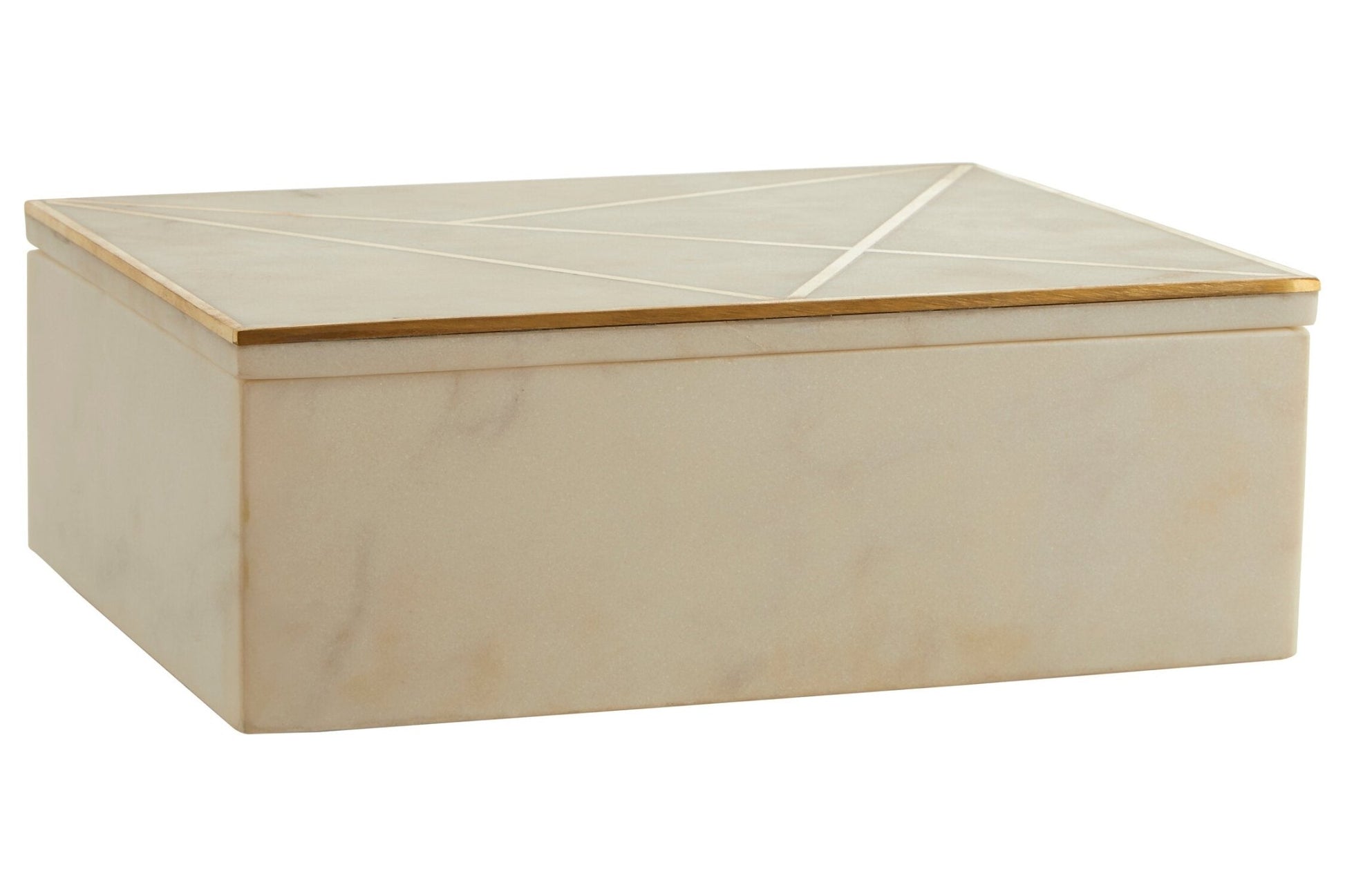 Sena Large White Marble Trinket Box | Luxury Home Accessories | Heulog Glow