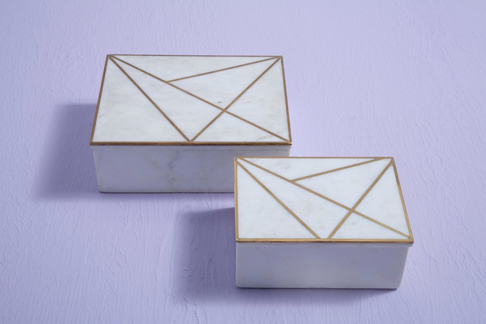 Sena Large White Marble Trinket Box | Luxury Home Accessories | Heulog Glow