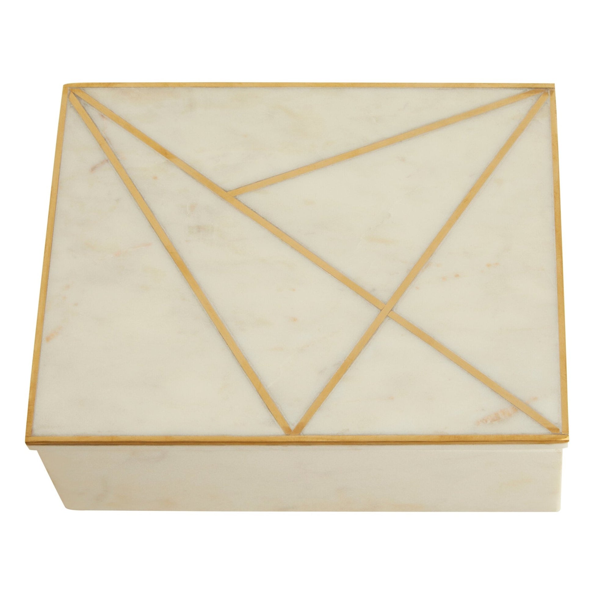 Sena Large White Marble Trinket Box | Luxury Home Accessories | Heulog Glow
