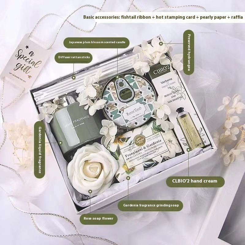 Sense Set Aromatherapy Gift Box Girlfriends' Gift Girls Birthday Gifts Marriage Engagement Gift | Luxury Home Accessories | Heulog Glow