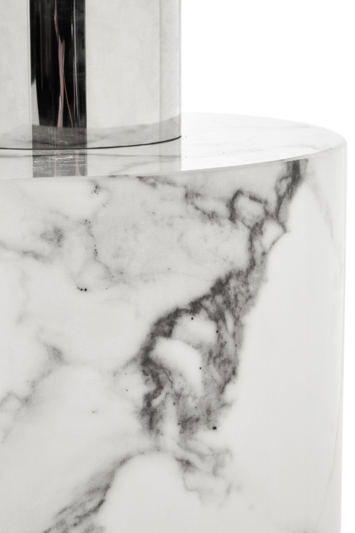 Sesto White Marble Console Table | Luxury Home Accessories | Heulog Glow