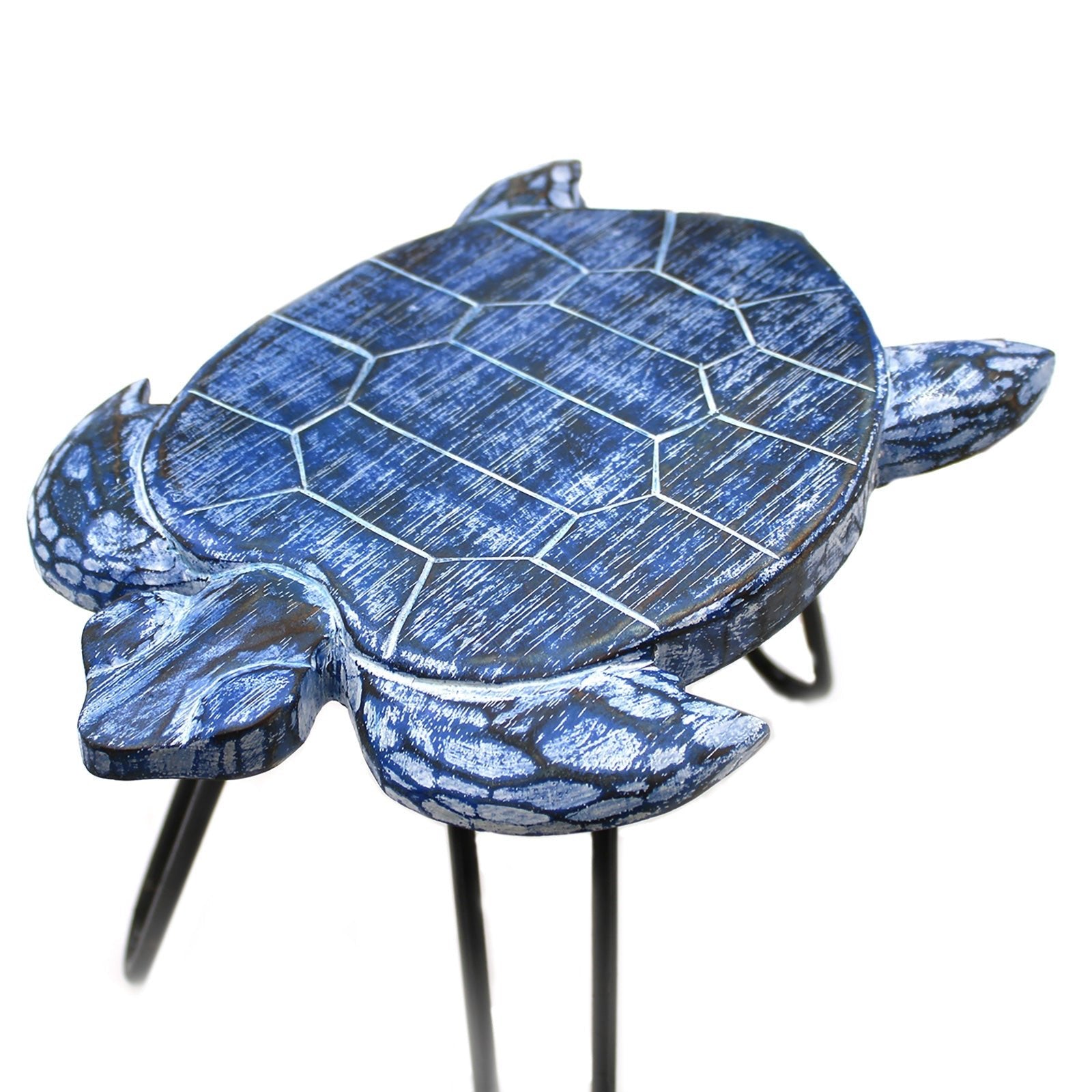 Set of 3 Albasia Wood Plant Stands - Turtles | Luxury Home Accessories | Heulog Glow
