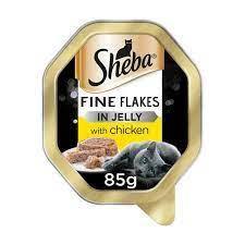 Sheba Fine Flakes in Jelly with Chicken, 85g (DELIGHTS OFFER) | Luxury Home Accessories | Heulog Glow