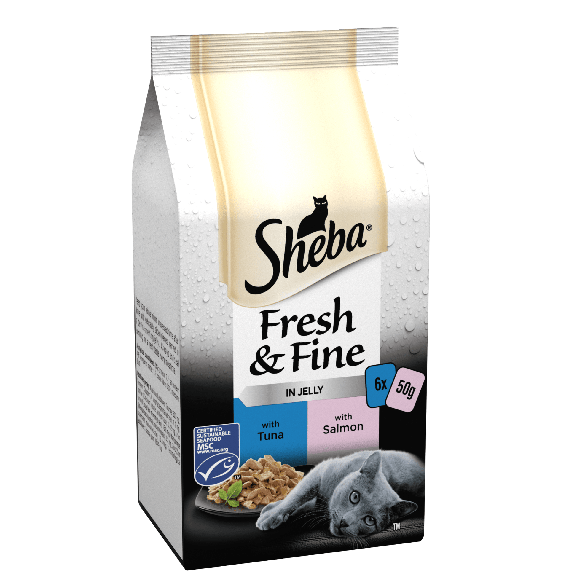 Sheba Pch Fresh & Fine Tn&Sm CIJ 8x6x50g | Luxury Home Accessories | Heulog Glow
