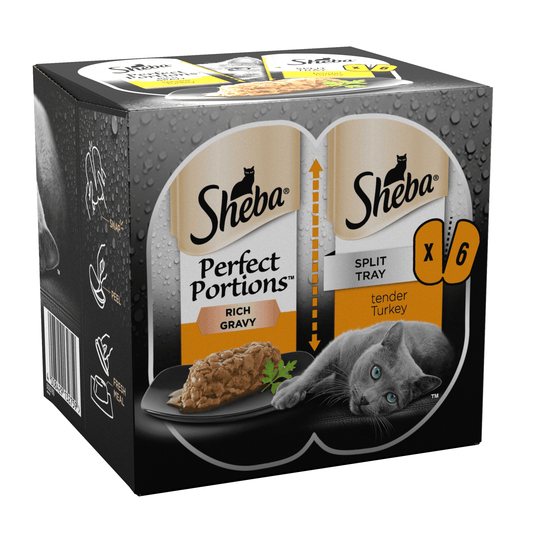 Sheba Perfect Portions Trky Grvy 8x3x75g | Luxury Home Accessories | Heulog Glow