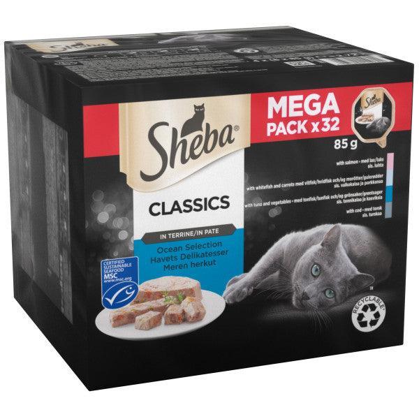 Sheba Tray Classic Ocean Coll 32x85g | Luxury Home Accessories | Heulog Glow