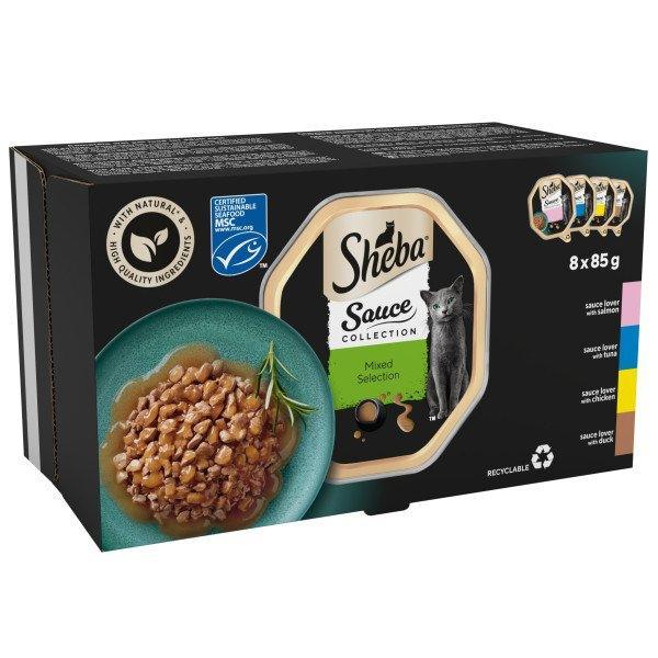 Sheba Tray Sauce Collect Mix 4x8x85g | Luxury Home Accessories | Heulog Glow