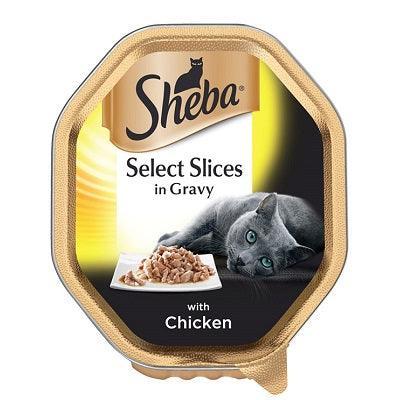 Sheba Tray Select Slices Chicken in Gravy 22 x 85g | Luxury Home Accessories | Heulog Glow