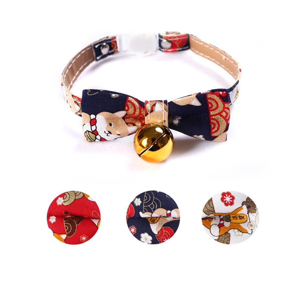 Shiba Inu Adjustable Pet Bow Tie | Luxury Home Accessories | Heulog Glow
