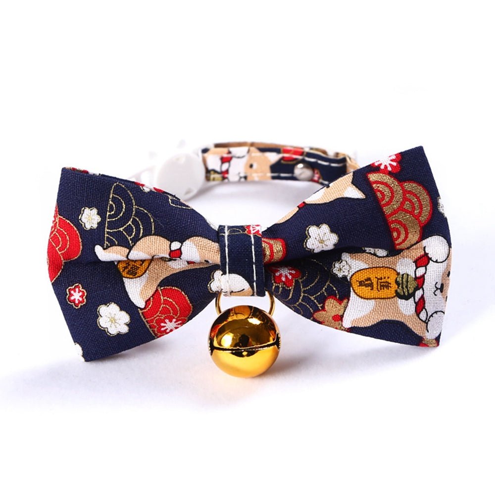 Shiba Inu Adjustable Pet Bow Tie | Luxury Home Accessories | Heulog Glow