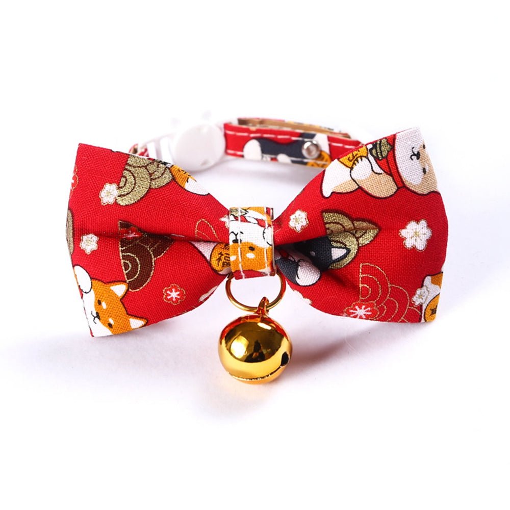 Shiba Inu Adjustable Pet Bow Tie | Luxury Home Accessories | Heulog Glow