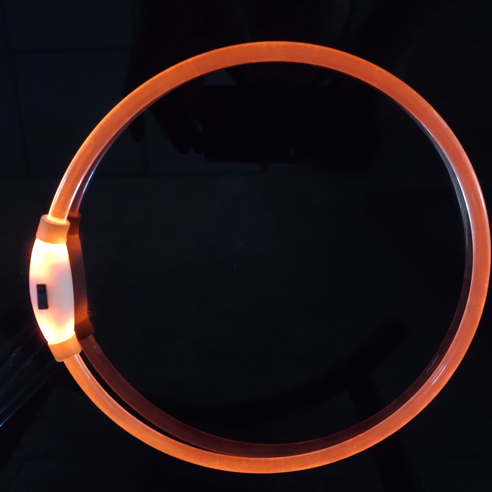Shiny Dog Collar Dog In-ground Fence Receiver Collar Free Cutting Dog Collar Anti-lost USB Charging | Luxury Home Accessories | Heulog Glow